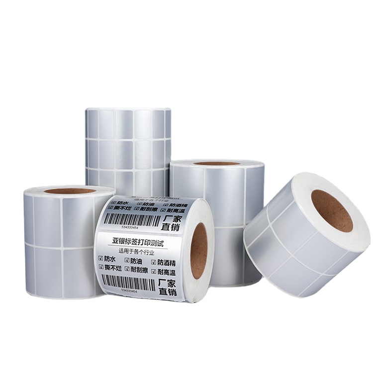 Dumb Label Dumb Silver Self-adhesive Label Customized Transparent Sealing Bottle ...