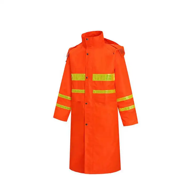 Custom-made one-piece high-visibility waterproof high-reflectivity safety workwear 1