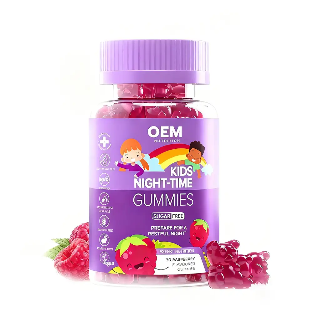 OEM/ODM Kids Melatonin Gummies 1mg Vegan 30ct Private Label 1