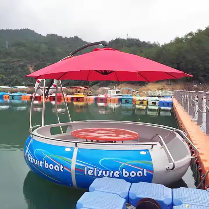 Factory Direct Sale Leisure Bbq Donut Boat Water Park Amusement Rides 1