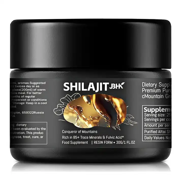 OEM/ODM Private Label Shilajit Resin Supplement 30g/50g 1