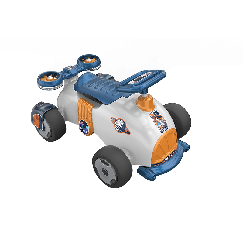 Voiture amusante pour enfants, jouet à pédales, rotation à 360°, musique, design coloré 1