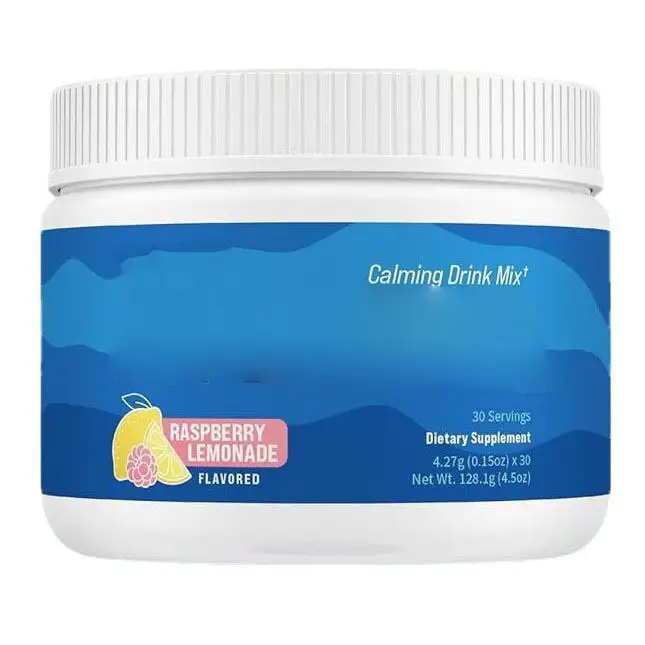 Raspberry-Lemonade Adult Focus Powder L-Theanine KSM66 Mg D3 1