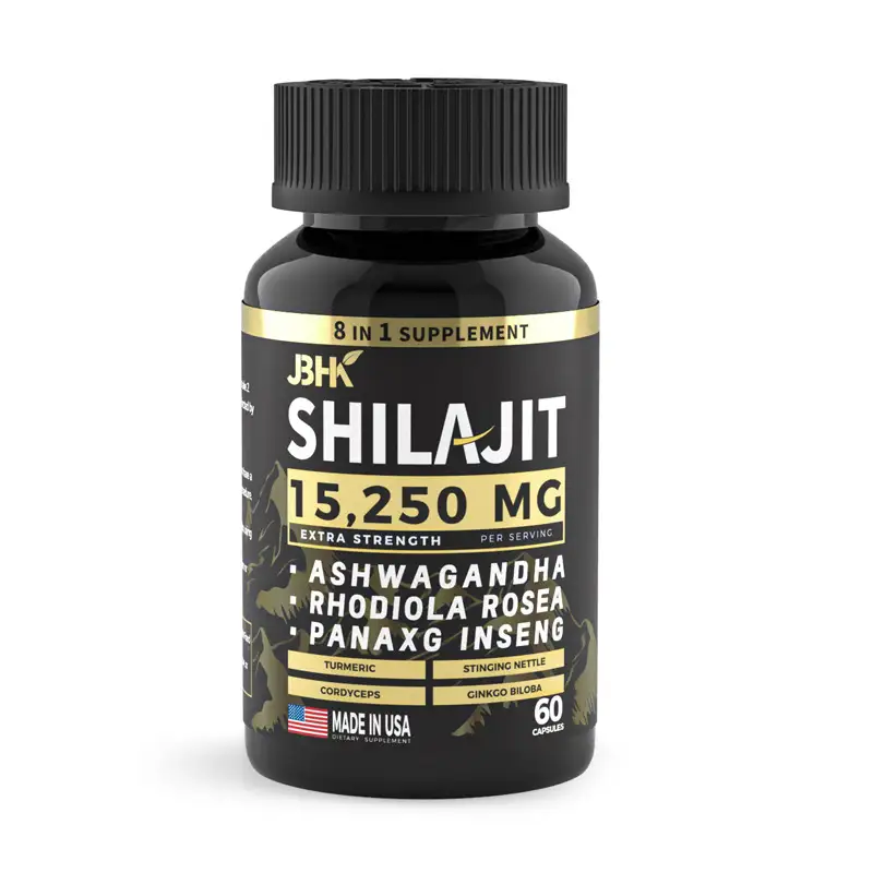 Private Label OEM/ODM Shilajit Ashwagandha 60 Caps MOQ3 1