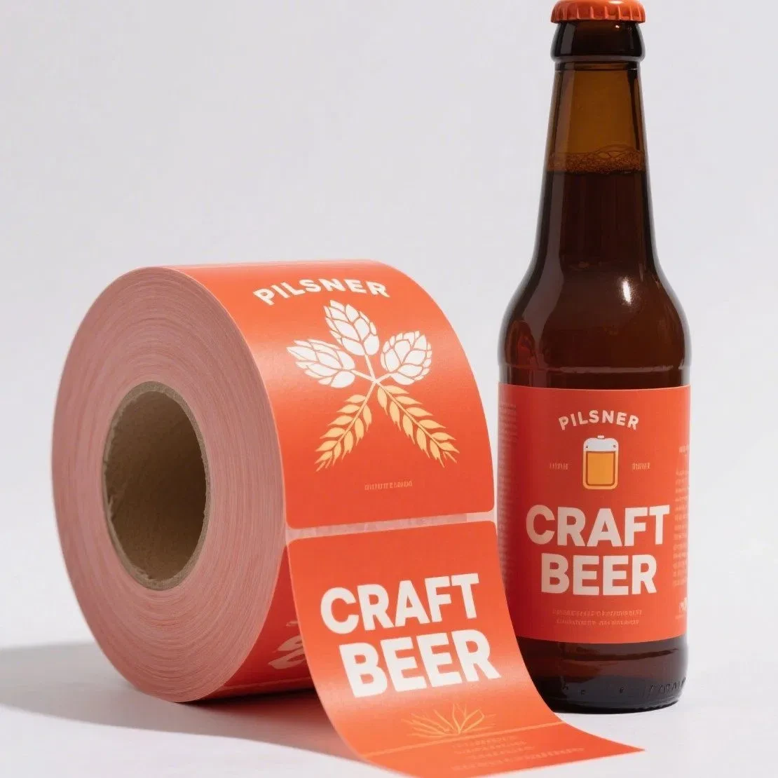 Durable PVC Roll Label with Strong Adhesive for Versatile Use 1