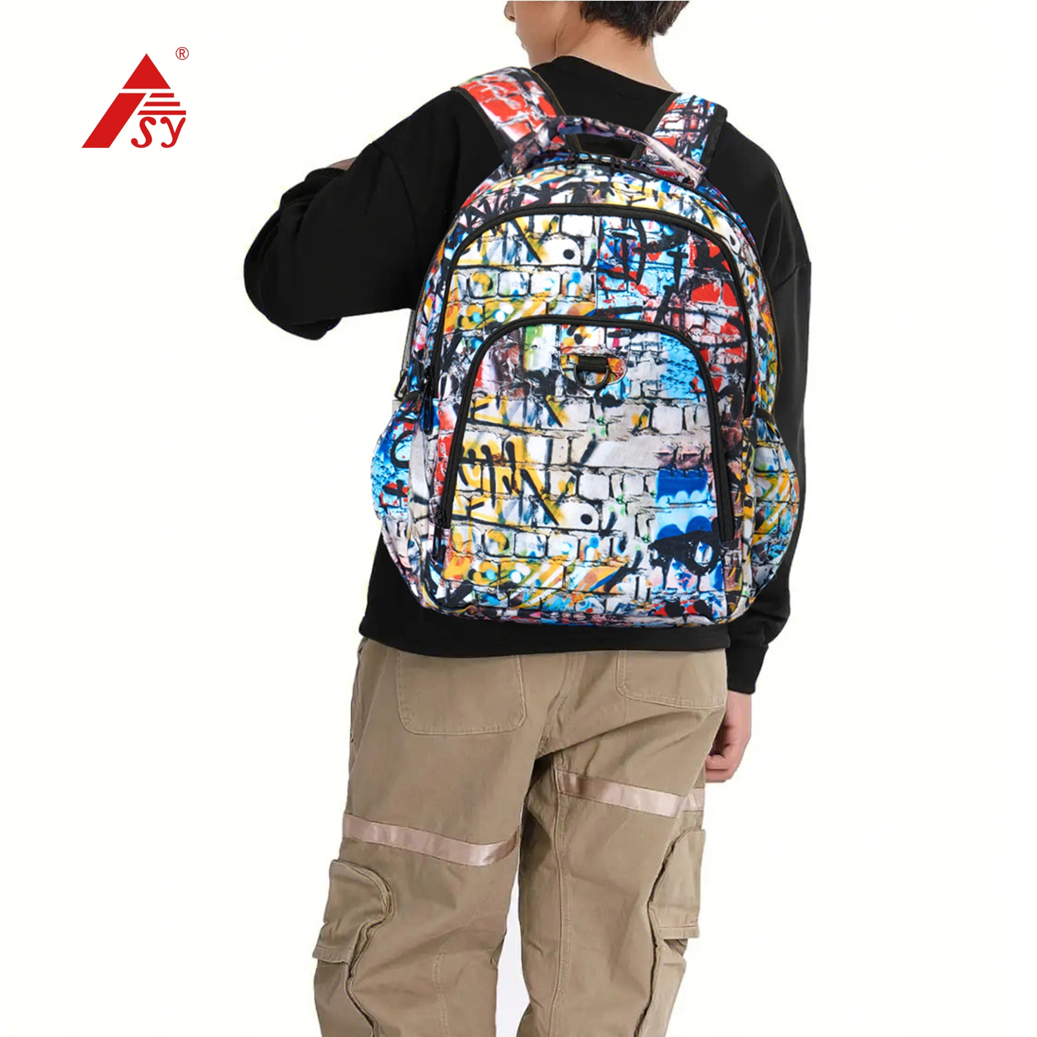 Travel Printed custom Backpack Man Bookbags Fashion City Ladies Backpack School Bag High Quality Cycling Outdoor Casual Sport Backpacks 1
