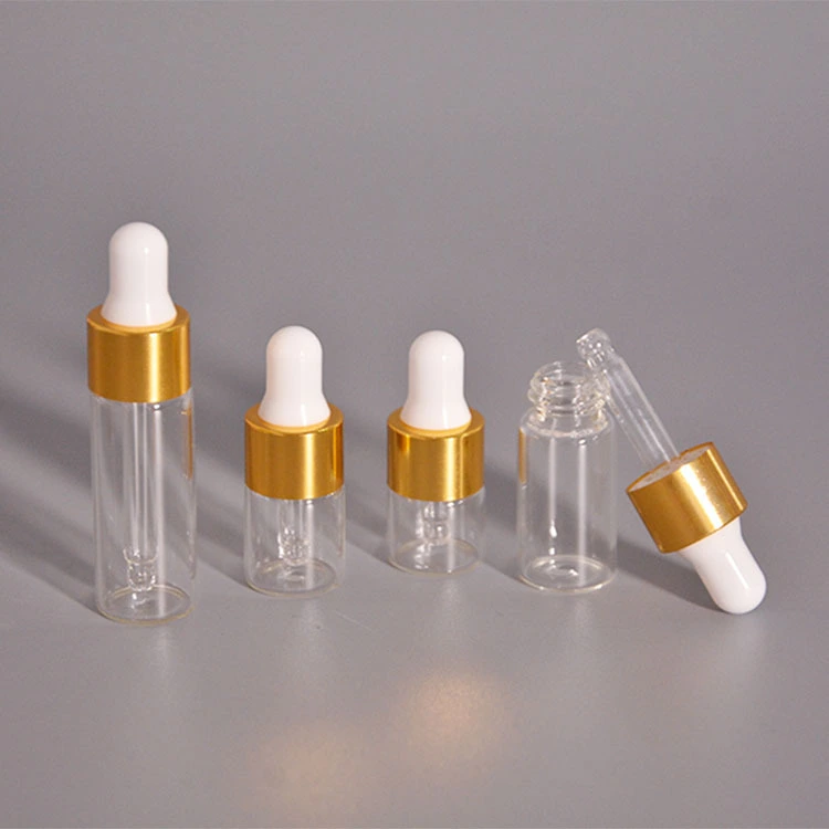 Wholesale Amber Glass Dropper Bottles 1ml - 5ml for Essencial Oils 1