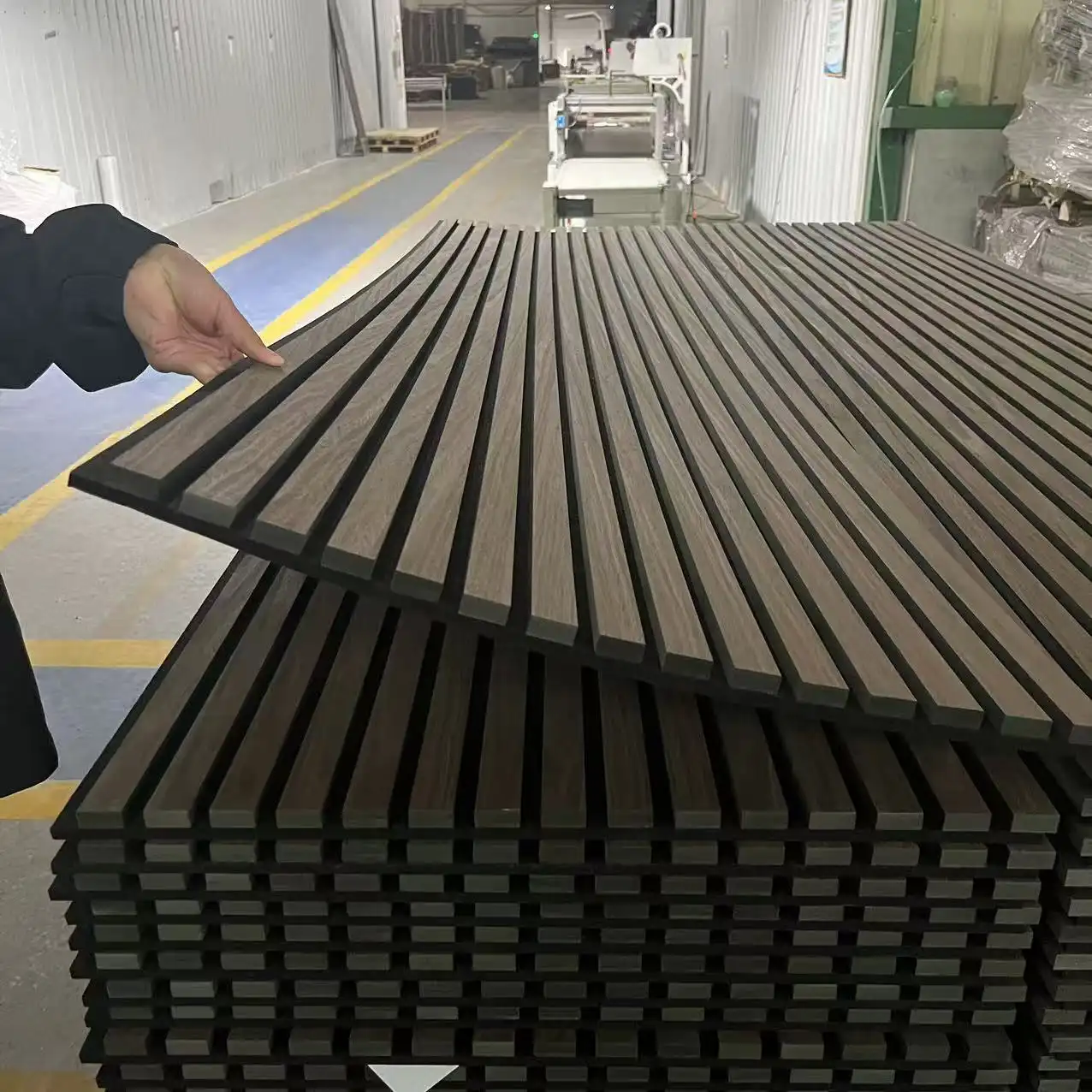 2025 Acoustic Wood Slat Panels for Sound Proof Wall & Ceiling Installation 1