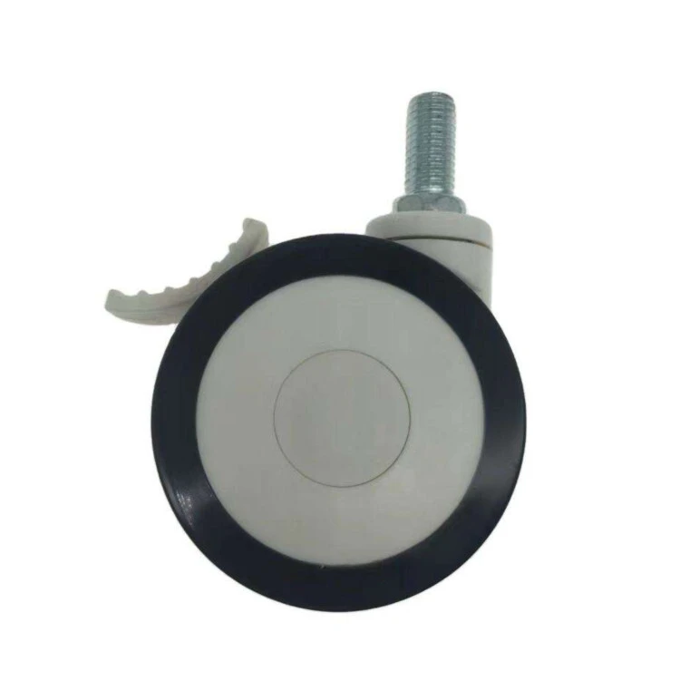 3 Inch Noiseless Trolley Wheels Hospital Sickbed Caster Furniture Locking Total Brake Medical Caster Wheels 1