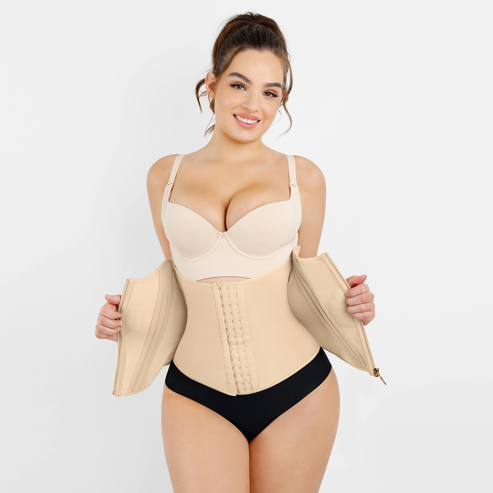 OEM/ODM  Double-layer Adjustable Control Waist Trainer Women 230332# 1