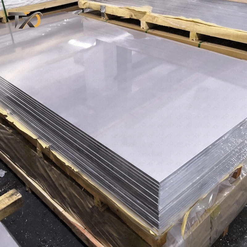 Construction Anti-slip 1050 1060 1100 O-h116 Mirror Colored Polish Aluminium Alloy Sheet For Cookware Cutting With Txd Brand 1
