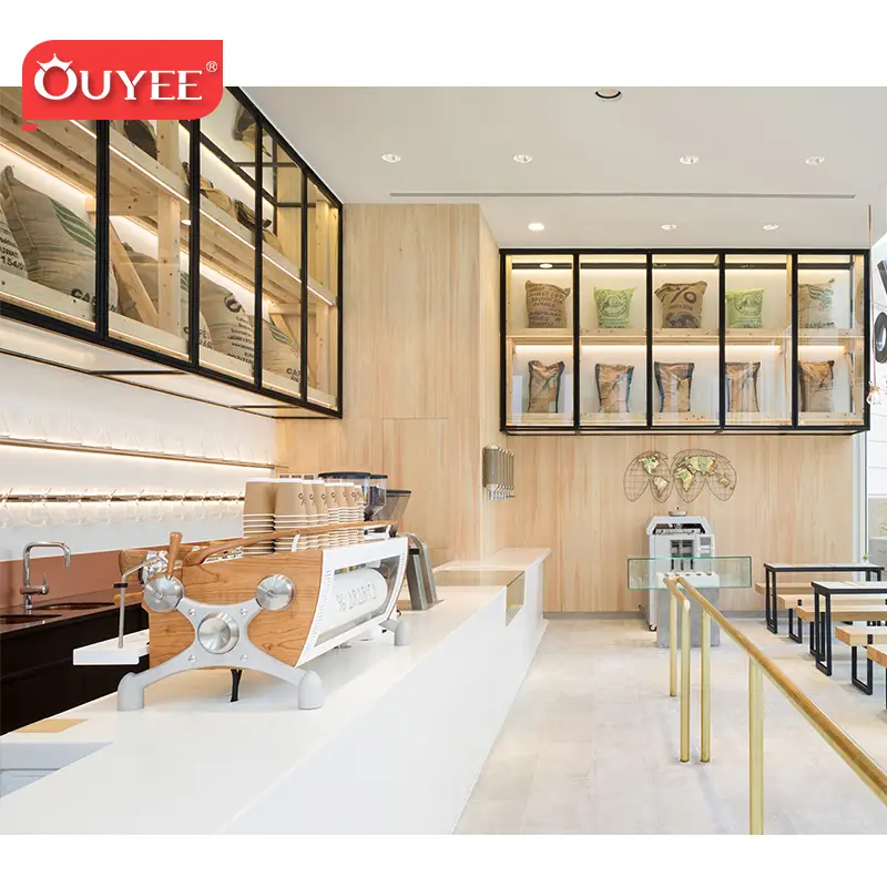 أثاث مخصص للمقاهي والمخابز، طاولات محاسبة، ومتاجر المقهى 1