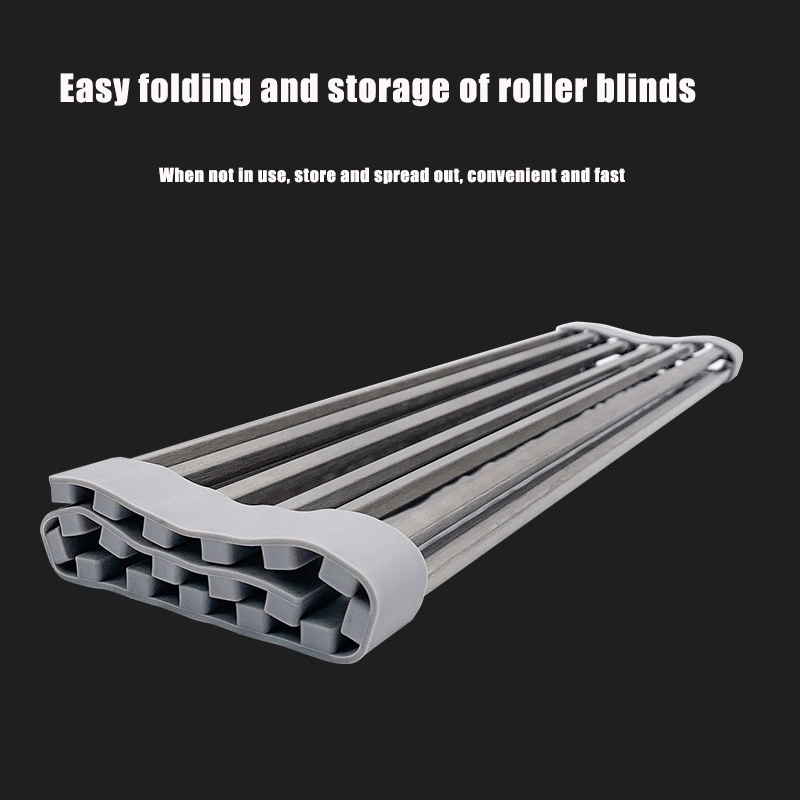 Wholesale Custom Eco Foldable SS Sink Drain Roller BlackGray 1