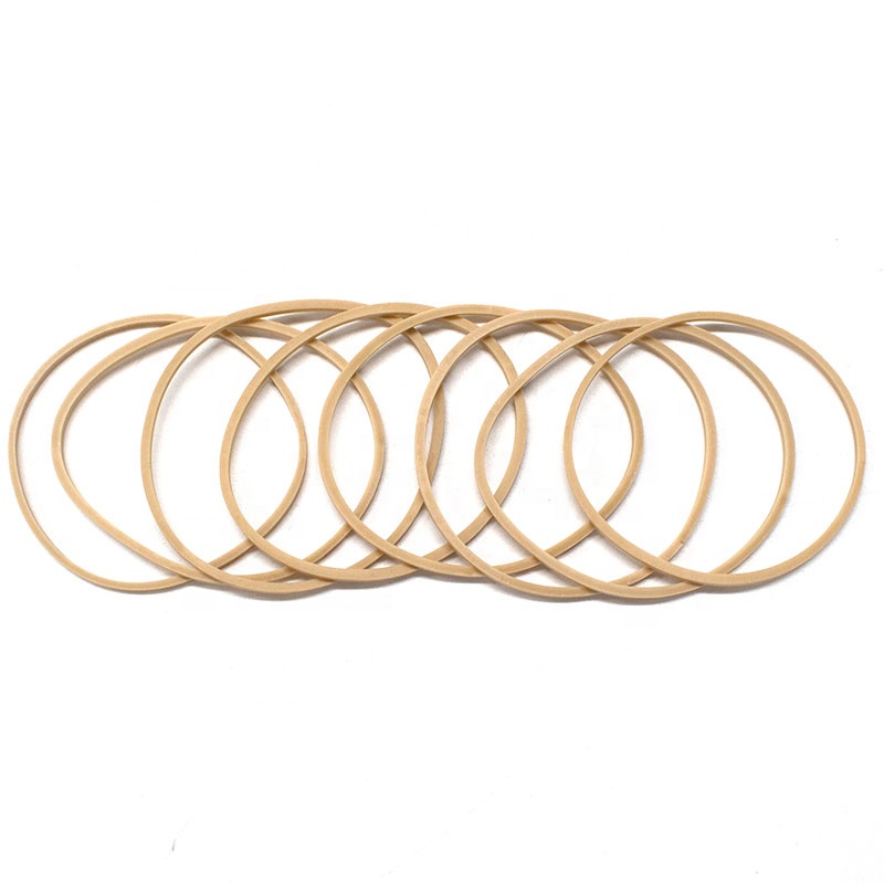 2 Inch Beige Large Rubber Bands for Packaging & Warehouse Storage – Wholesale 5