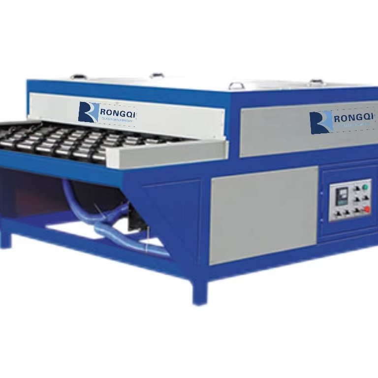 Nueva lavadora y secadora de vidrio horizontal. Sistema eficiente de lavado de vidrio con componentes de motor y caja de engranajes. 1