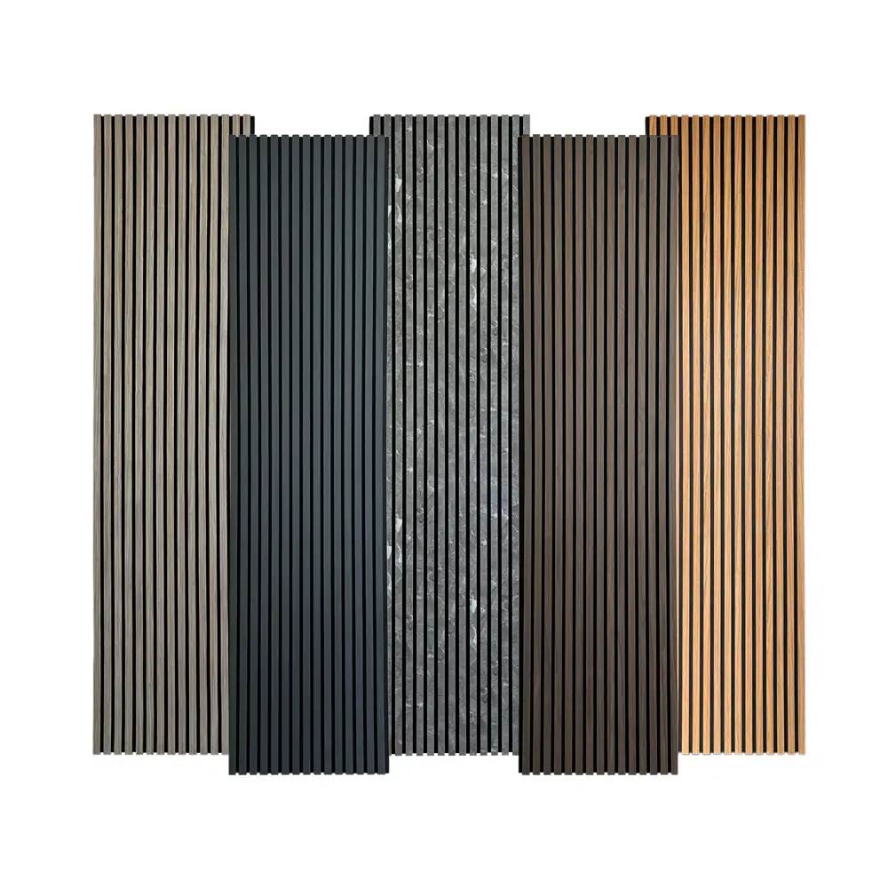 Wood Slat Acoustic Panel MDF Board for Studio Wall, 600x3000mm, Akupanel 1