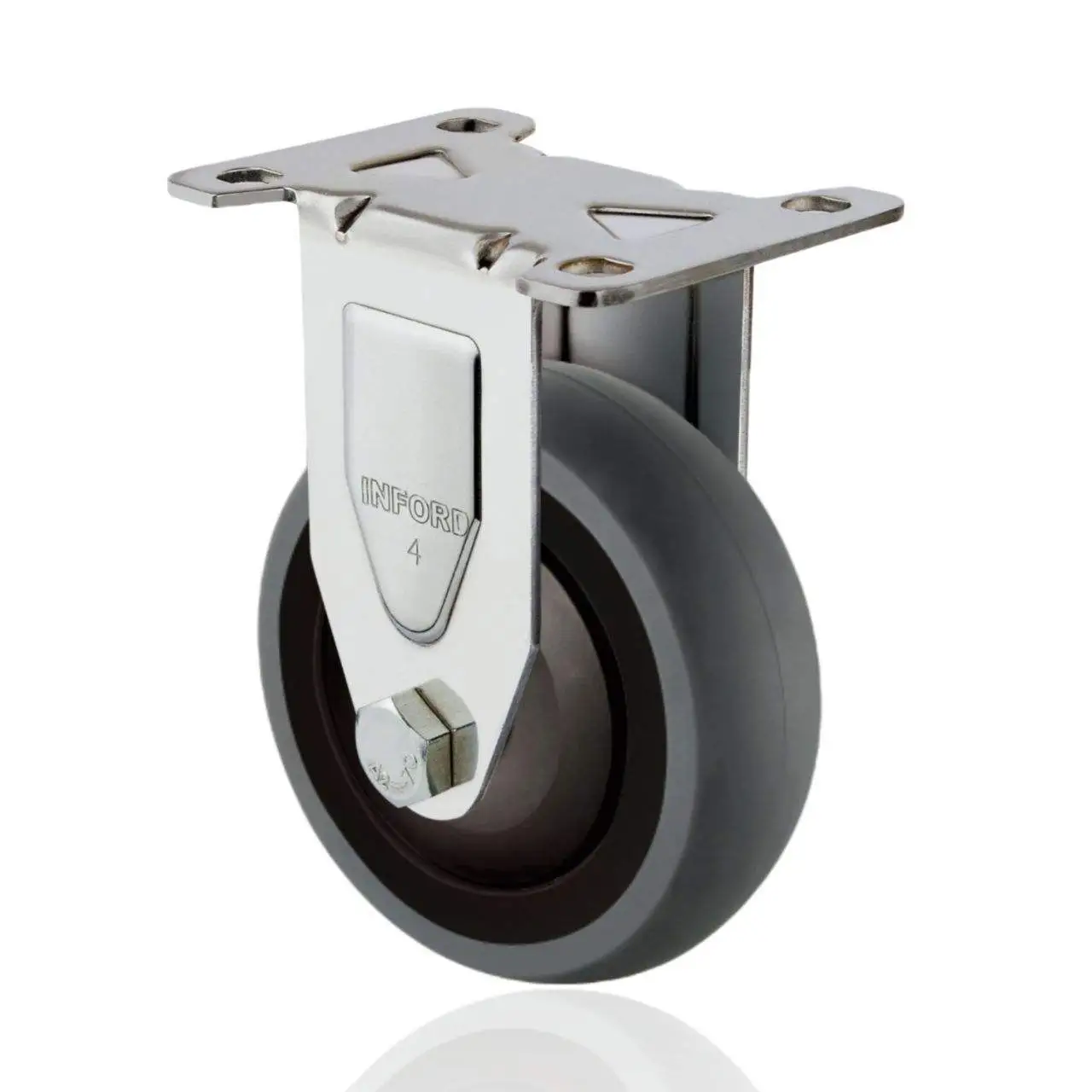 Anti-static Tpr Medium Duty Rigid Caster Wheels For Workbench Cargo Trolley 1