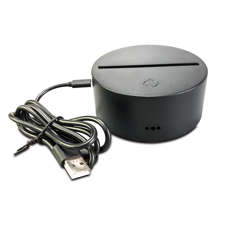 Wholesale Touch Control 7 Color Light Abs Led Bases For 3d Night Light Abs Holder Acrylic Lamp 1