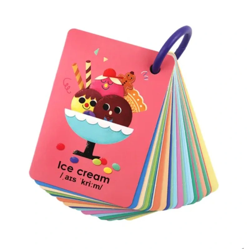 Custom OEM Children Playing Card Printing Paper Board Game Kids Educational Learning Card Packing Pokers Playing Game Cards Flash Card 1