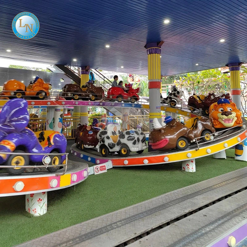Hot Sale Family Games Mini Shuttle Electric Mini Roller Coaster Track Train Amusement Park Facility Kiddie Rides For Sale 1