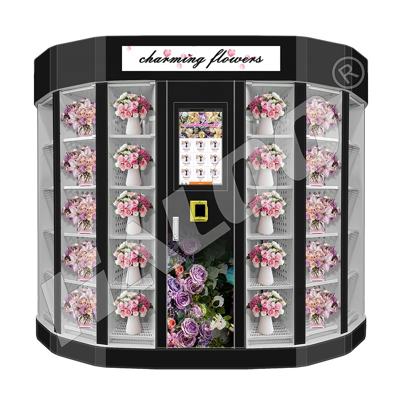 Haloo Vending Machine Supplier Mquina Expendedora De Flores Automatic