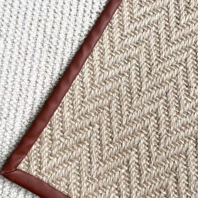 **Tappeto in fibre naturali: lana, sisal, iuta e filato di guscio di cocco** 5