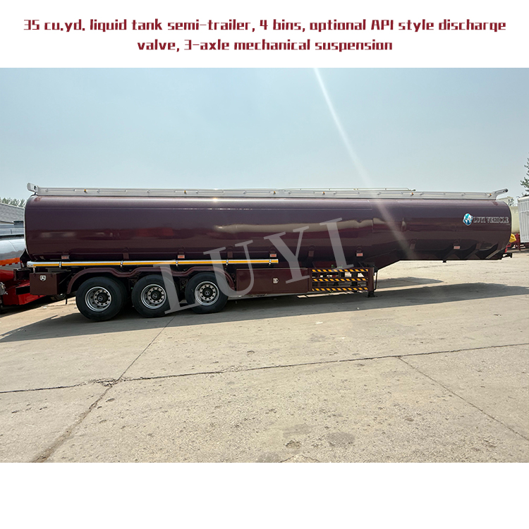 35CBM 35000 لتر مقطورة خزان الوقود | لوي 4