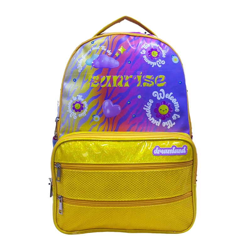 Custom Girls Boys Kids School Bags With Glitter 18 Junior School Student Backpacks College Leisure Colors Laptop Bag For Travel 1