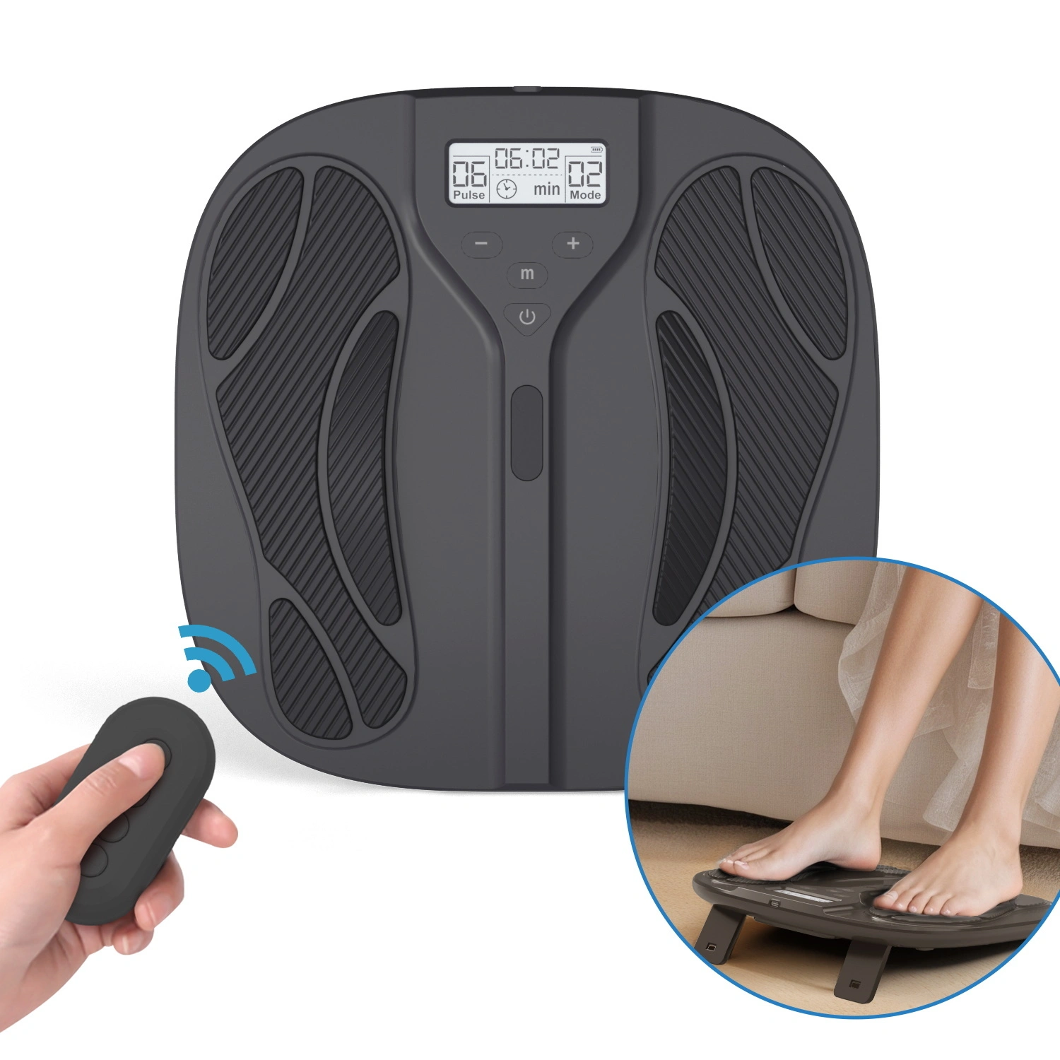 EMS Foot Massager for Neuropathy Pain Relief and Circulation 1