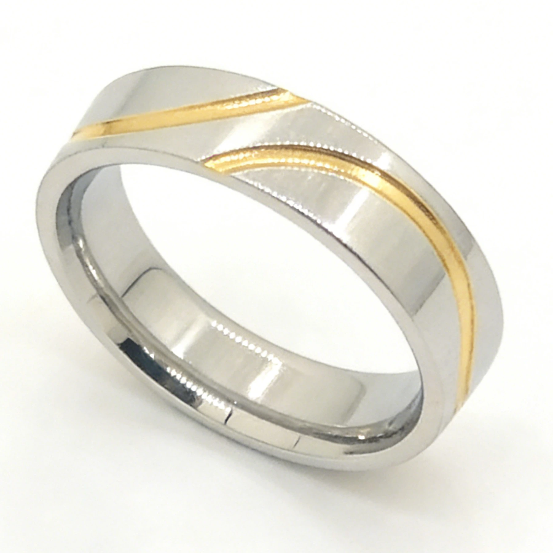 Gioielli in oro 14 carati Anelli di coppia in oro massiccio giallo e bianco Anelli di fidanzamento e matrimonio in oro semplice Gioielli pregiati1 1