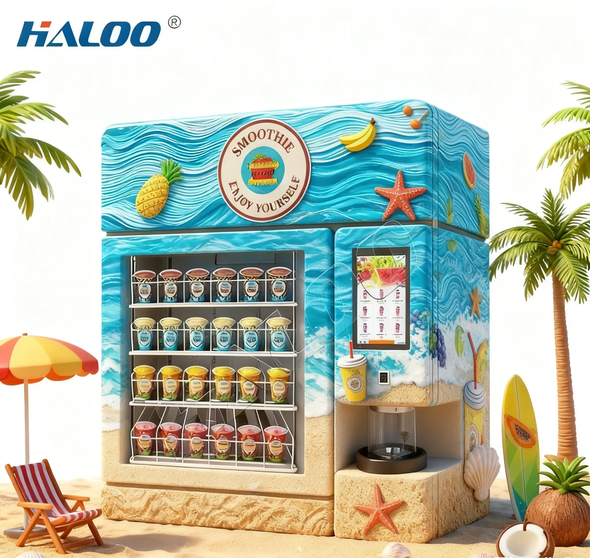 Smoothie Vending Machine for Sale by Haloo 3