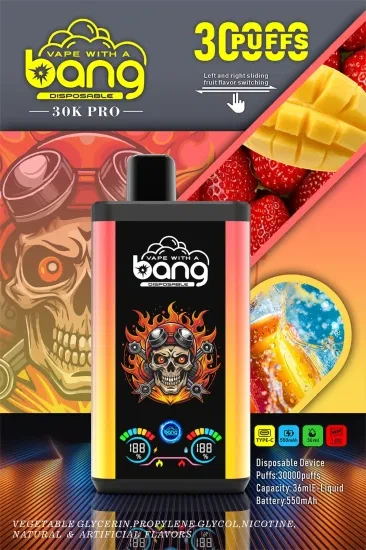 Bang 30000 Puffs PRO 30K Disposable Electronic Cigarette Wholesale I Vape China Factory Box Vaper 25000 Puffs Double Flavor - Puff and Bang Vape 1