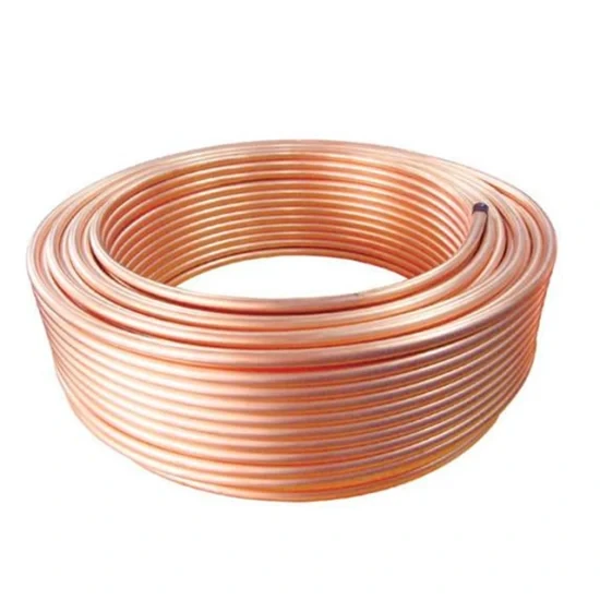 C12200 C2400 ASTM B111 Pancake Copper Coil Tube for Air Conditioning Refrigeration 1