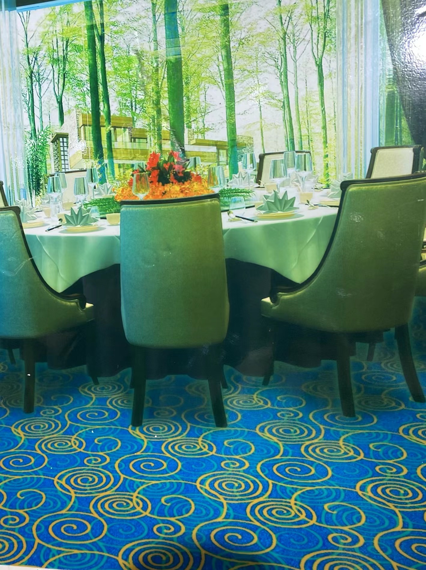 Rotolo di moquette in lana Axminster per corridoi e hall di hotel 6