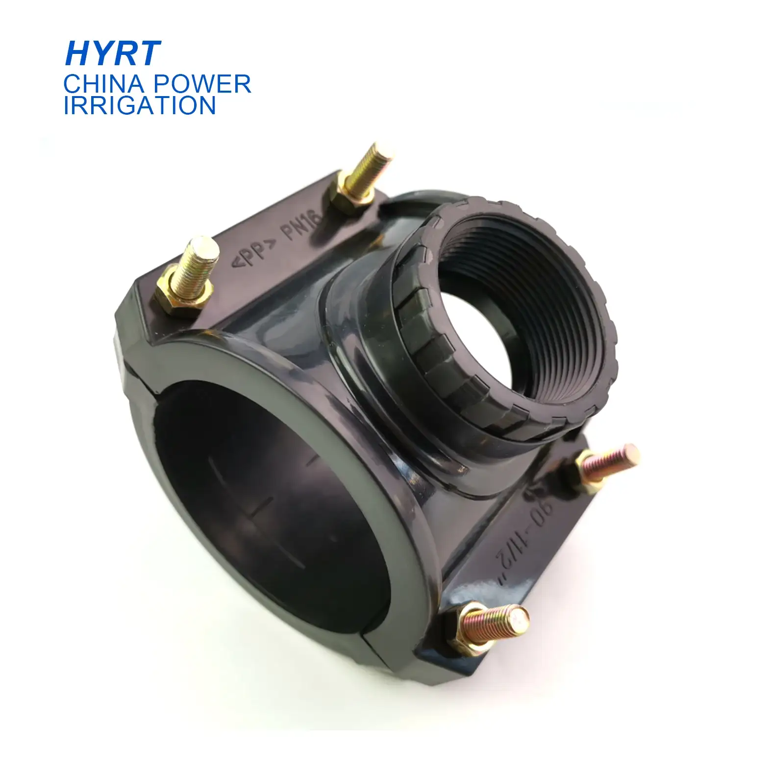 63x1/2 和 63x3/4 PP 鞍形夹 16bar 用于灌溉 1