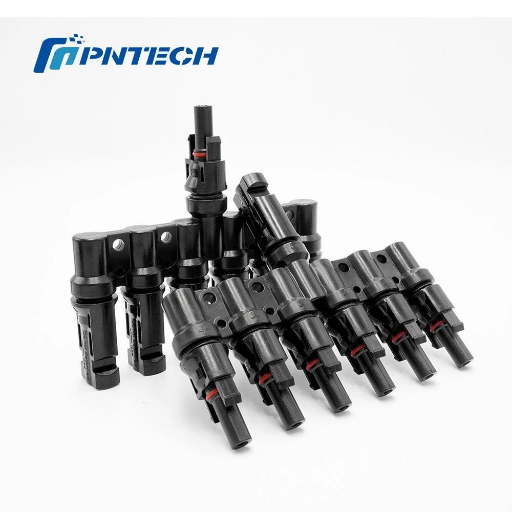 Pntech Pv004-t6 Solar Connector Dc 1000v 30a Tinned Copper Water Resistance And Dust Proof Highly Flame Retardant 1