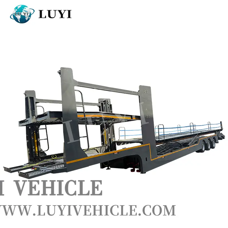 40 Ton 60 Ton 8 Car TransportHauler Trailer 1