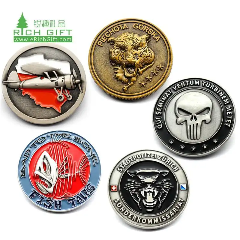 Themed Challenge Coins Design & Maker | Free Custom Artwork - EverRichGift 1