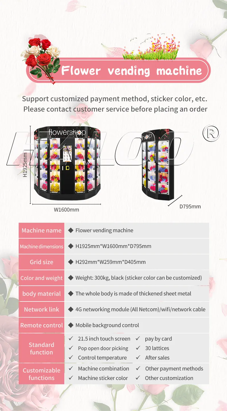 Low-Cost Bouquet Vending Machine for Schools 6