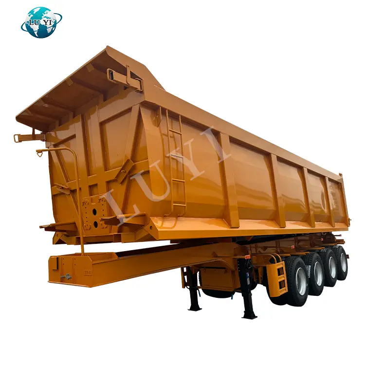 Industrial Transport High-capacity Rear-tipping semi-trailer 1