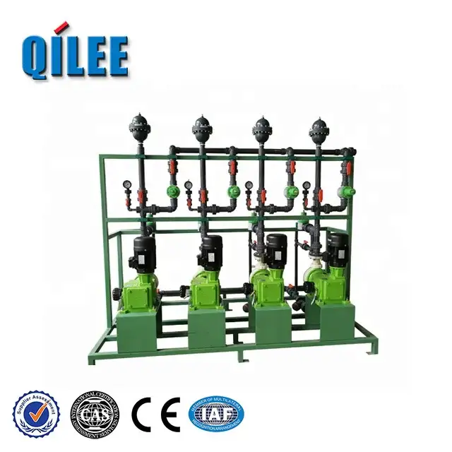 Auto 220V Skid Dosing Unit for Chilled Water, Core Motor 1yr 1