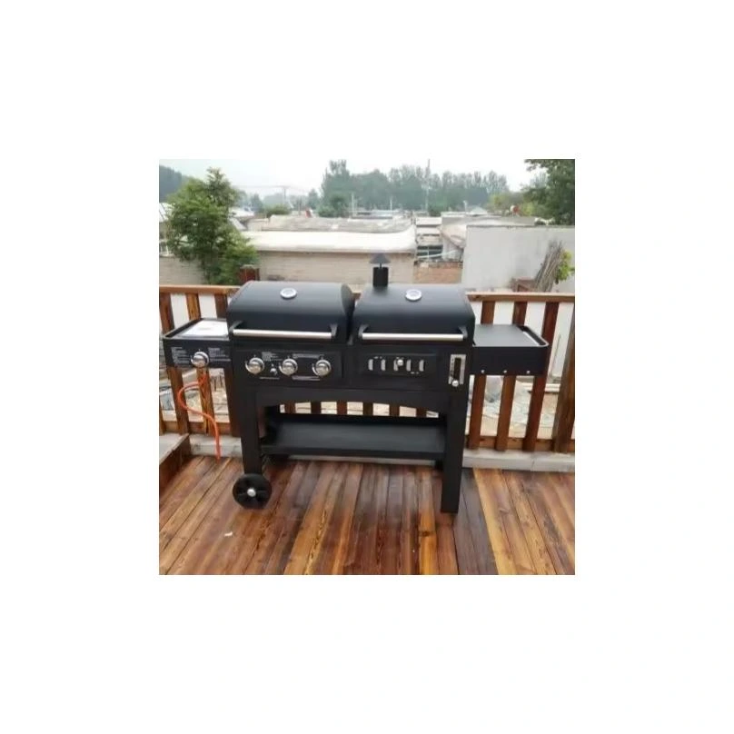 Kaesid 가스 & 적외선 버너가 포함된 숯 콤보 하이브리드 바베큐 그릴