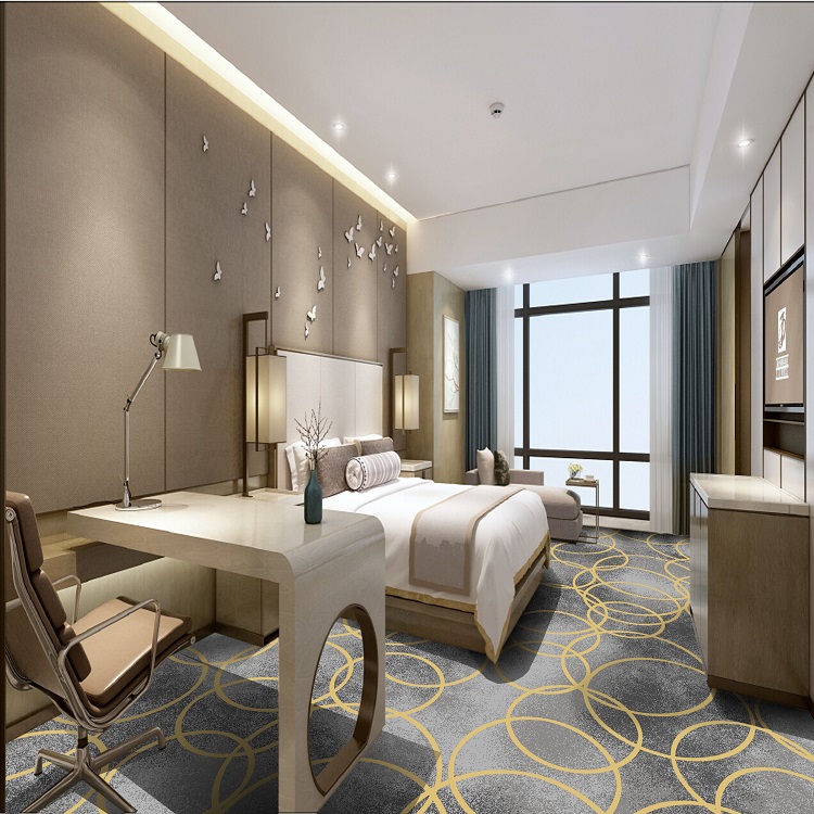 High Quality Customized 5-Star Wool Carpet Roll for Living Room 4