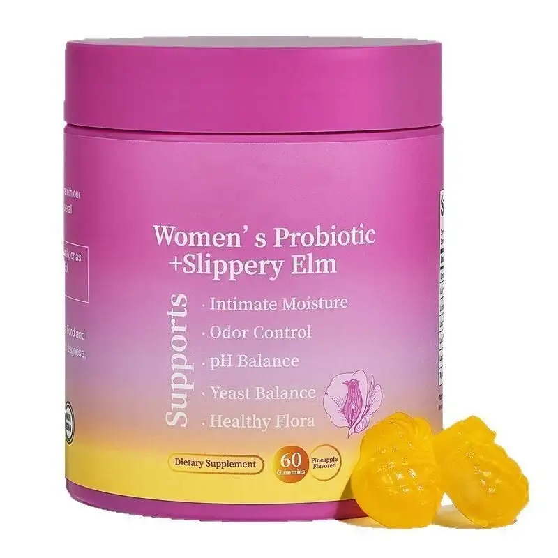 OEM/ODM 60 Women Probiotic Gummy Immune Sugarfree Pineapple 1