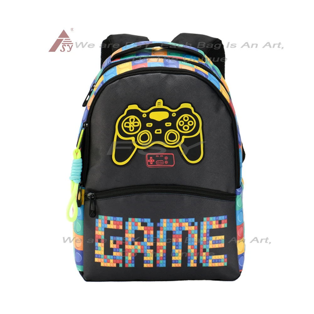 Fsy Stylish Multifunctional Tactical Outdoor Travel Bag Casual Laptop Fashion School Day Backpack With Pvc Leather Polyester 1