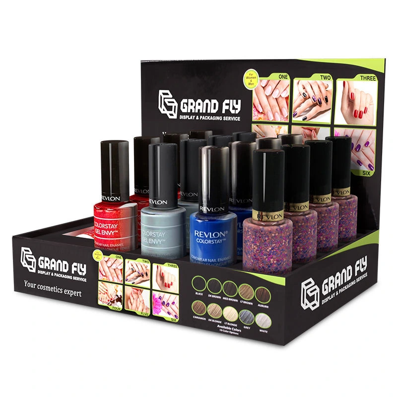 Custom Countertop Blunt PDQ Carton Display Sand Trays Box Counter Retail Cardboard Table Shop Display Box Case Point of Sale 1