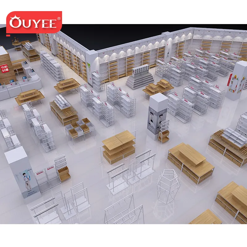 Rayonnages de supermarché, gondoles de vente au détail à vendre 5