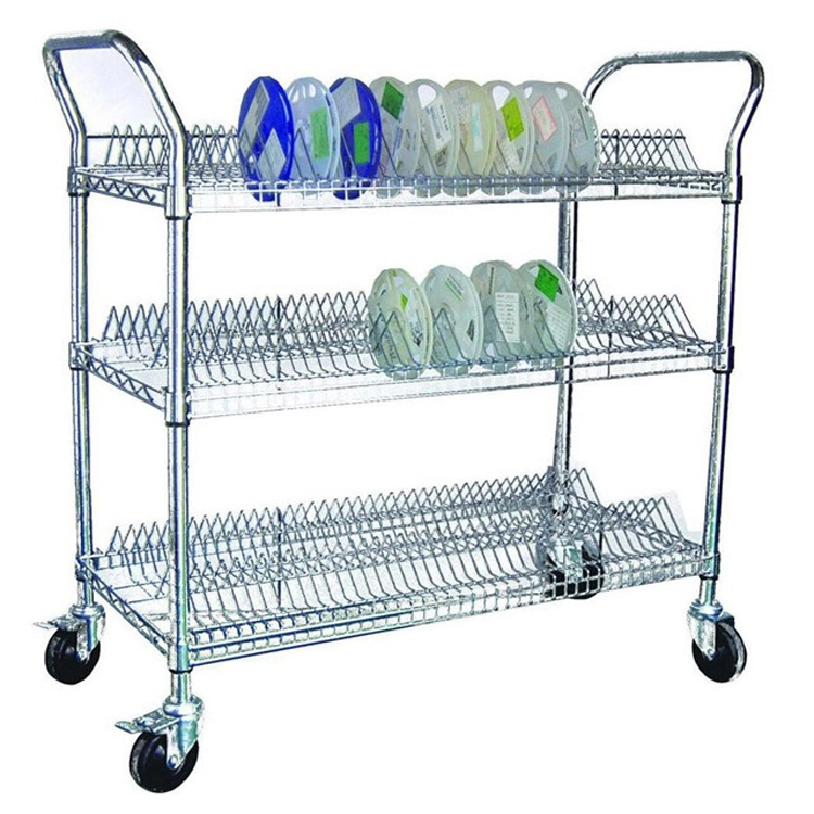 SMT ESD Carry Cart con material SMD PCB RECHABLE DE CARGO DE CARGO PLC y componentes del núcleo del motor 1