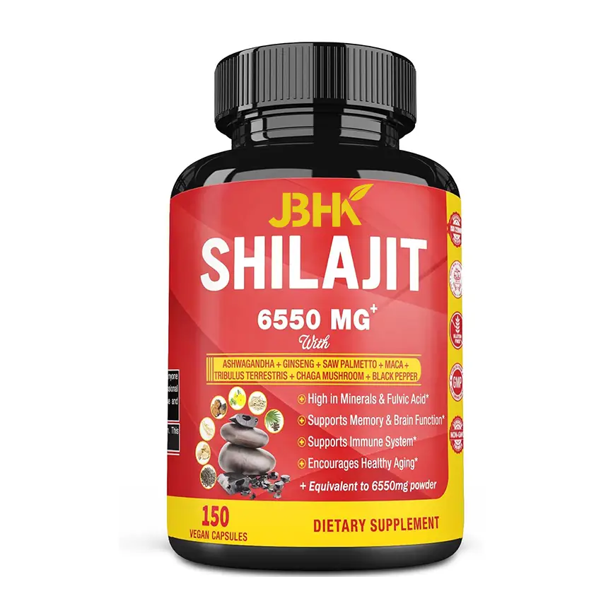 OEM/ODM Himalayan Shilajit Resin Capsules - Fulvic Mg Zn 1