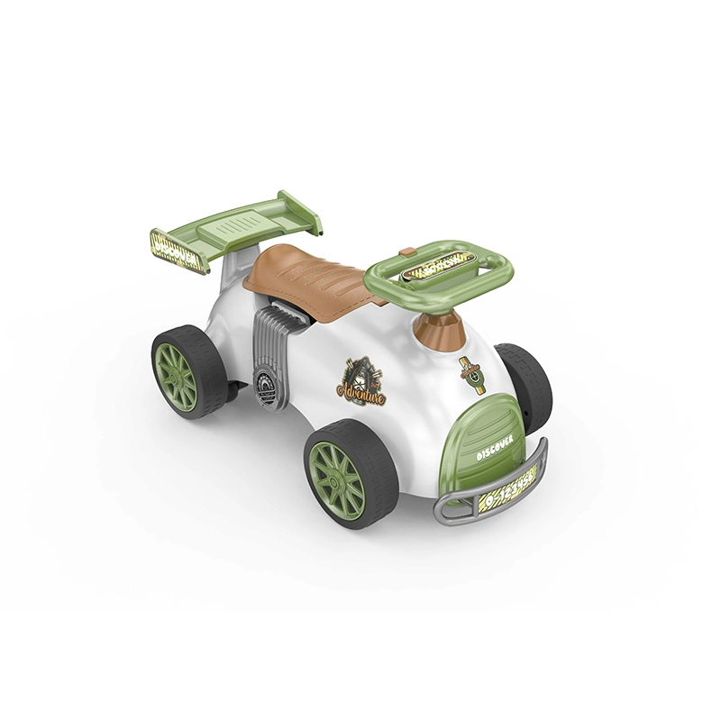 어린이용 카 틱톡 인기 상품, 발로 구동되는 360도 회전 음악 유아용 장난감, 독립 놀이 1